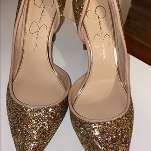 Brand New Jessica Simpson Glitter Heels💖